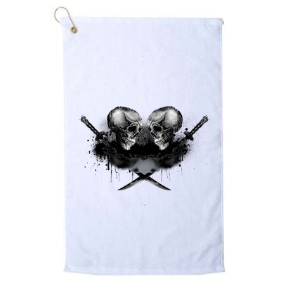 Skill And Cross Swords Golf Towel