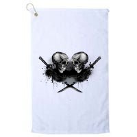 Skill And Cross Swords Golf Towel