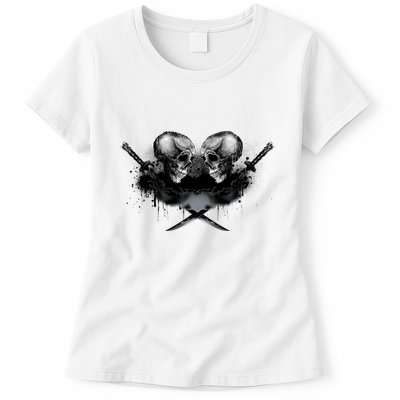 Skill And Cross Swords Womens T-Shirt