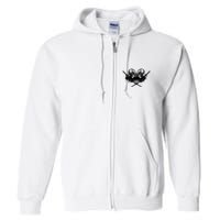 Skill And Cross Swords Full Zip Hoodie