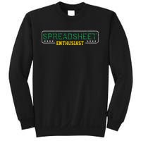 Spreadsheet Accountant CPA Fun Bookkeeper Funny Gift T Sweatshirt