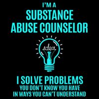 Substance Abuse Counselor I Solve Problems Gift Cooling Performance Crew T-Shirt