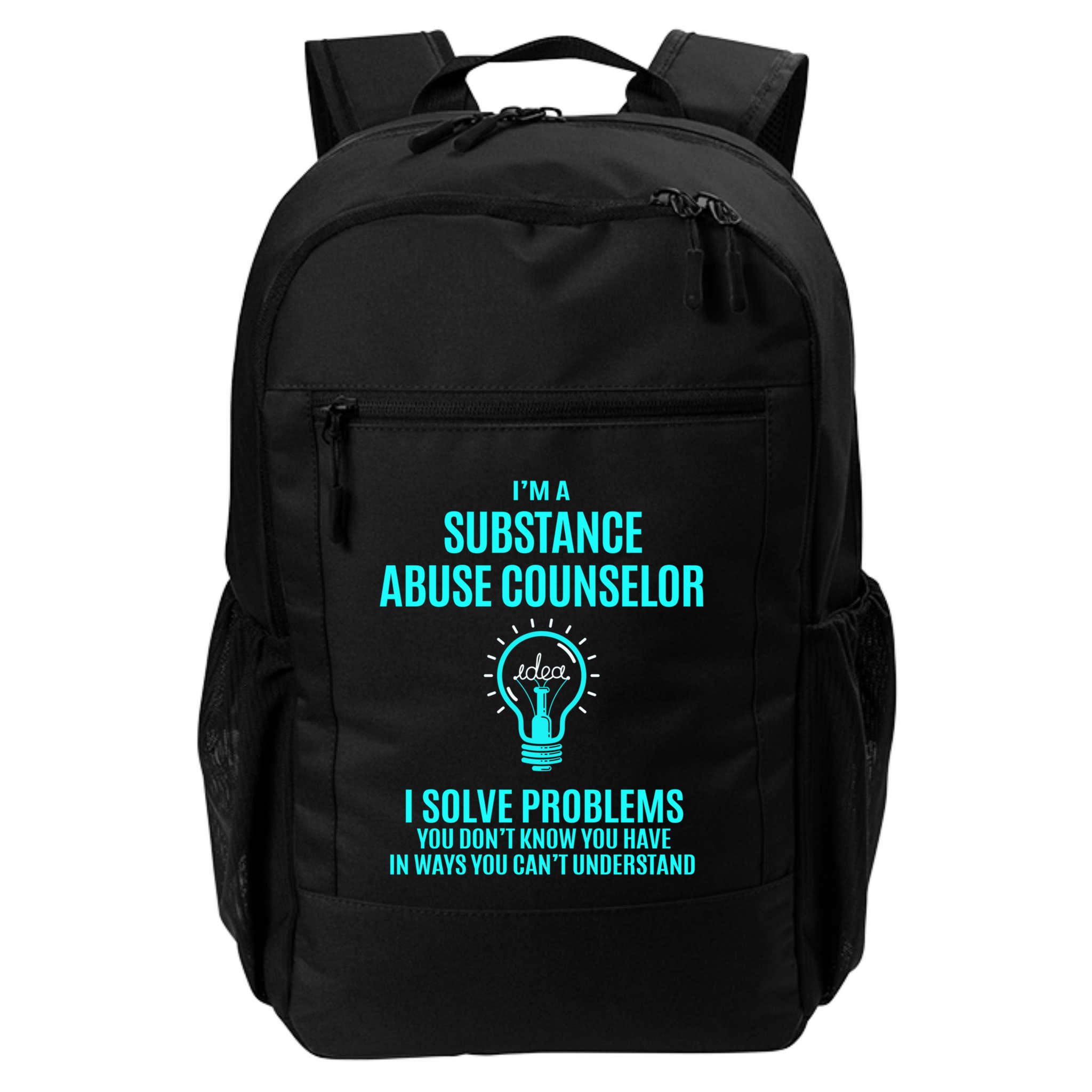 Substance Abuse Counselor I Solve Problems Gift Backpack