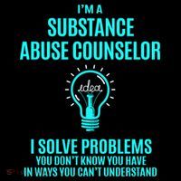 Substance Abuse Counselor I Solve Problems Gift Cropped Pullover Crew