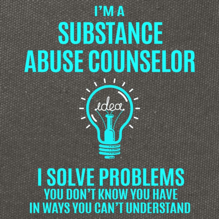 Substance Abuse Counselor I Solve Problems Gift Cotton Canvas Backpack