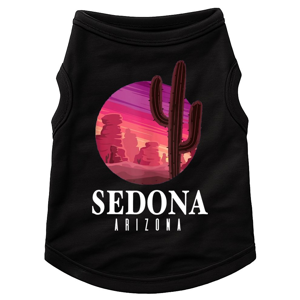 Sedona Arizona Cactus Sunset Desert Sedona Az Travels Doggie Tank