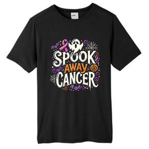 Spook Away Cancer October Halloween Breast Cancer Awareness Tall Fusion ChromaSoft Performance T-Shirt