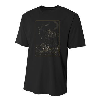 Sagittarius Astrology Constellation Zodiac Sign Horoscope Youth Performance Sprint T-Shirt