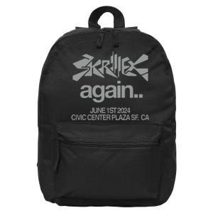 Skrillex Again Civic Center 16 in Basic Backpack