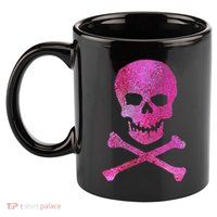 Skull And Crossbones 11oz C Handle Ceramic Mug