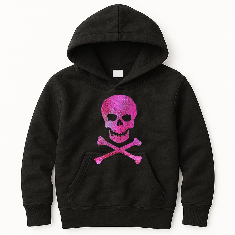 Skull And Crossbones Kids Hoodie