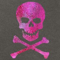 Skull And Crossbones Cotton Canvas Backpack