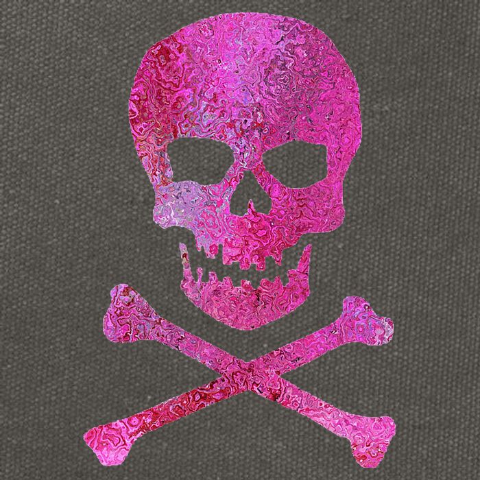 Skull And Crossbones Cotton Canvas Backpack