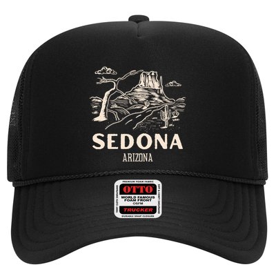 Sedona Arizona Cactus Sunset Desert Trucker Hat