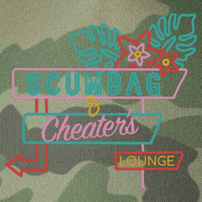 Scumbag And Cheaters Lounge Legacy Tie Dye Trucker Hat
