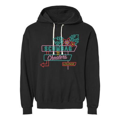 Scumbag And Cheaters Lounge Garment-Dyed Fleece Hoodie