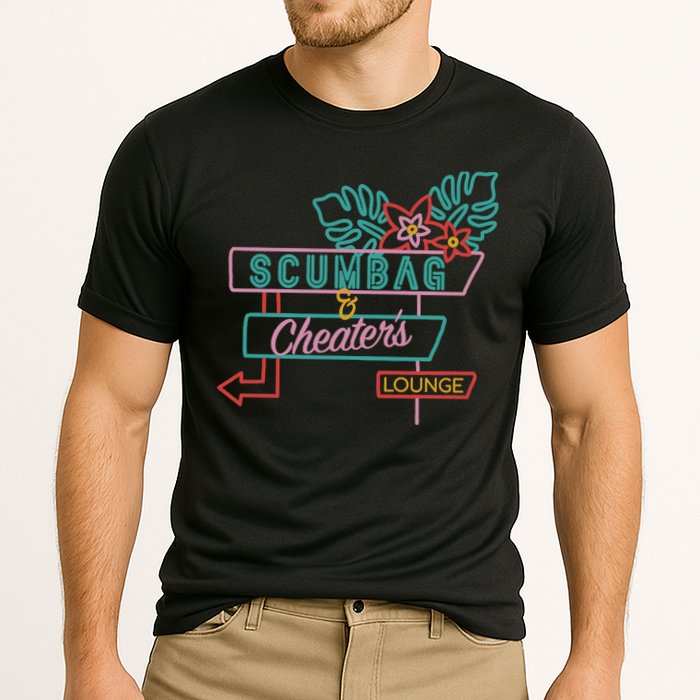 Scumbag And Cheaters Lounge Cooling Performance Crew T-Shirt