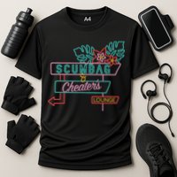 Scumbag And Cheaters Lounge Cooling Performance Crew T-Shirt