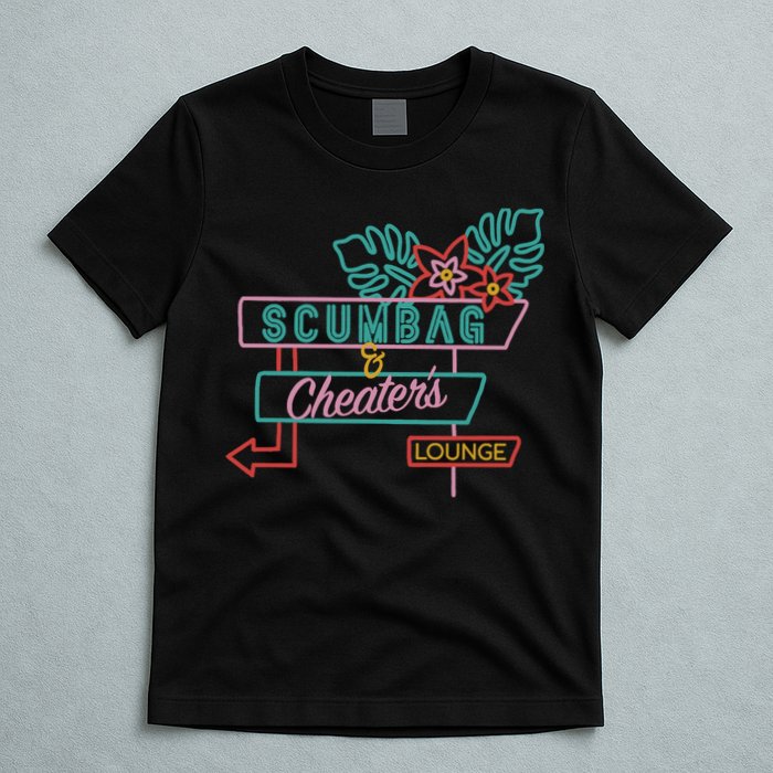 Scumbag And Cheaters Lounge T-Shirt