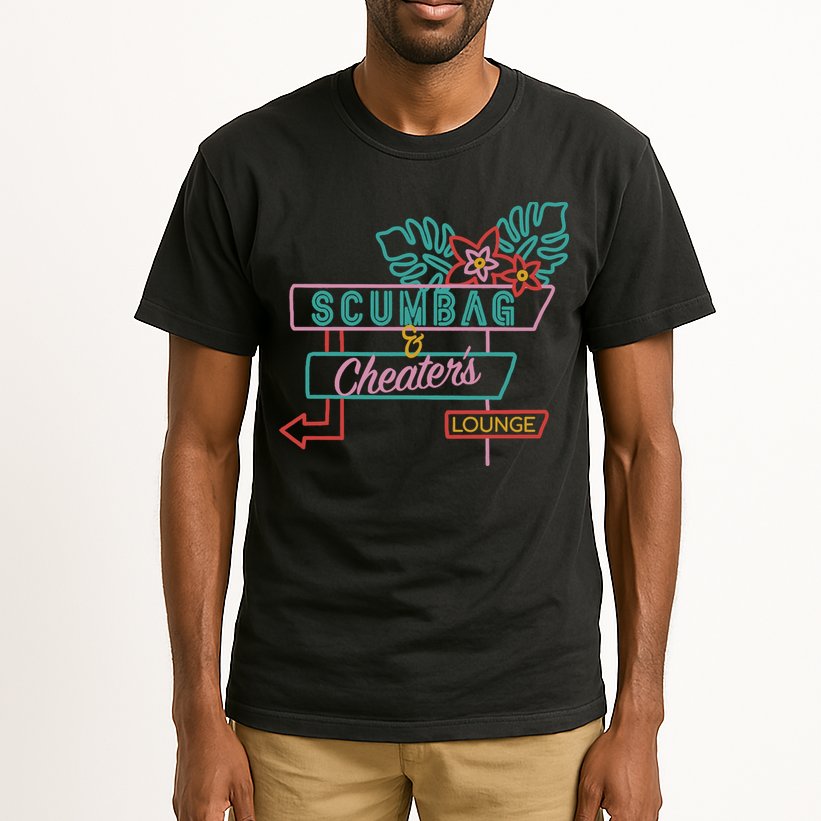 Scumbag And Cheaters Lounge Tall T-Shirt
