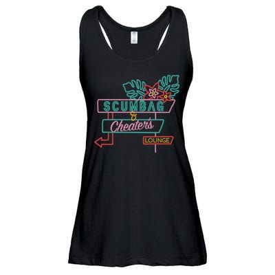 Scumbag And Cheaters Lounge Ladies Essential Flowy Tank