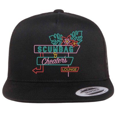 Scumbag And Cheaters Lounge Flatbill Hat