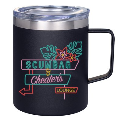 Scumbag And Cheaters Lounge 12oz Stainless Steel Coffee Mug