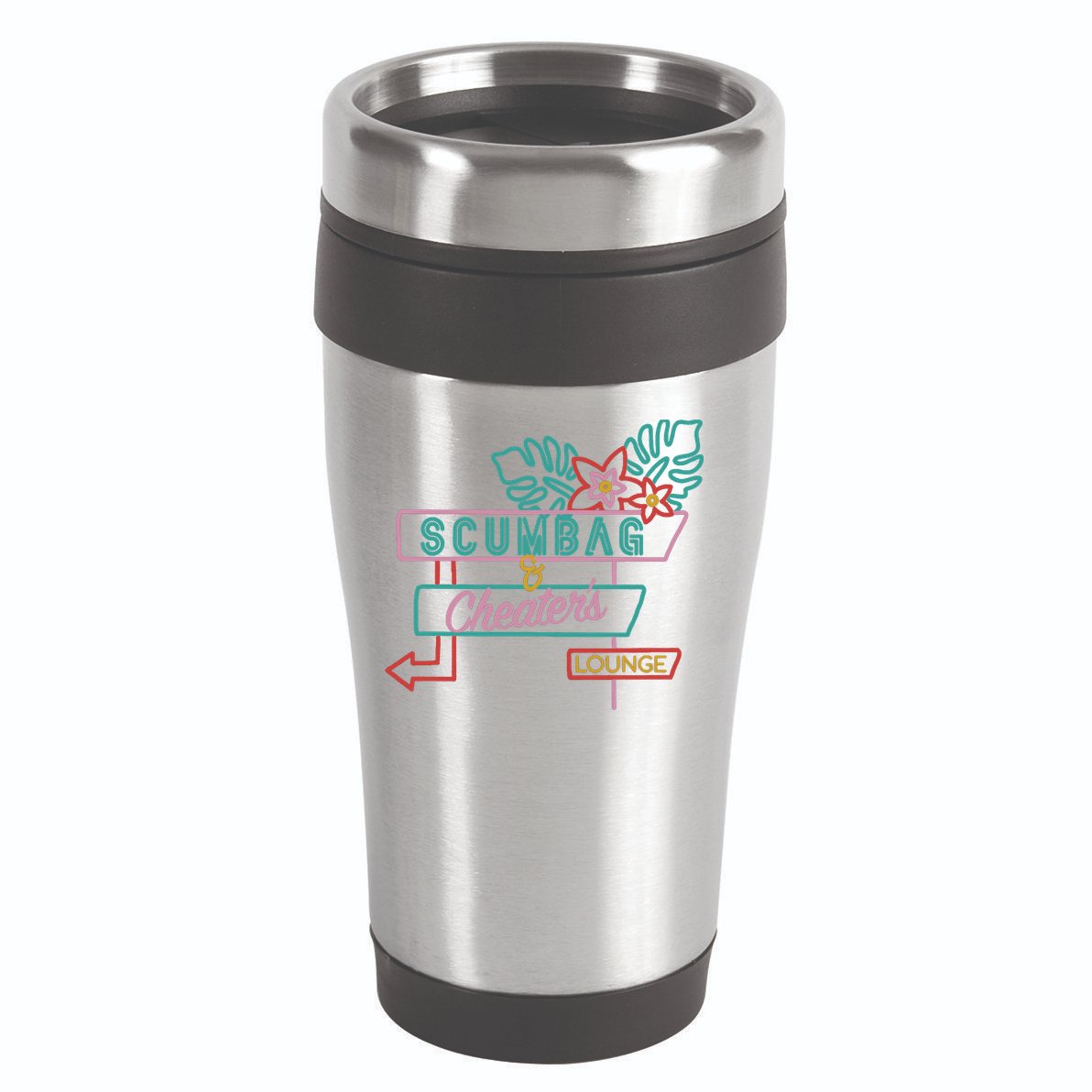 Scumbag And Cheaters Lounge 16oz Travel Tumbler