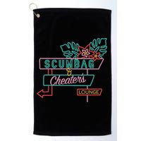Scumbag And Cheaters Lounge Golf Towel
