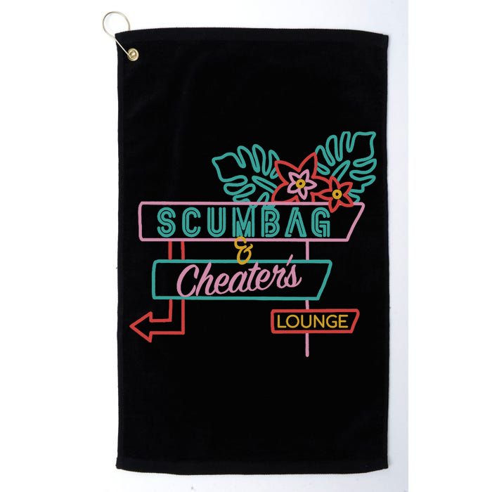 Scumbag And Cheaters Lounge Golf Towel