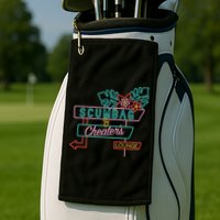 Scumbag And Cheaters Lounge Golf Towel