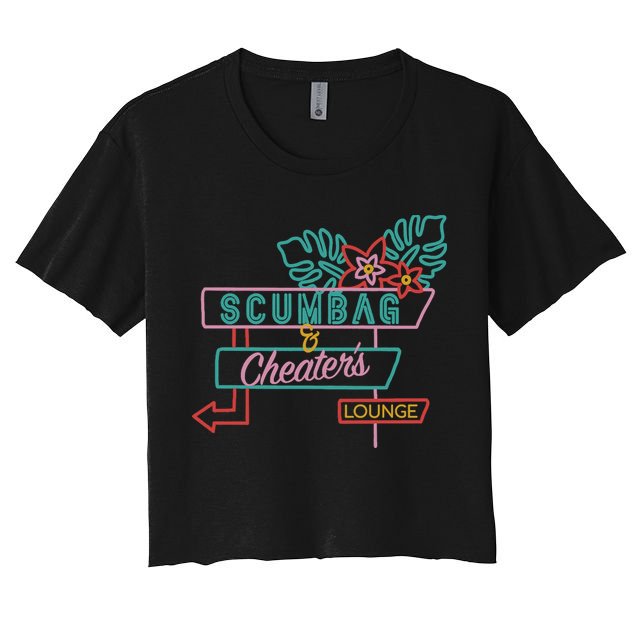 Scumbag And Cheaters Lounge Crop Top