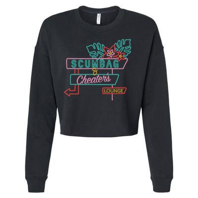 Scumbag And Cheaters Lounge Cropped Pullover Crew