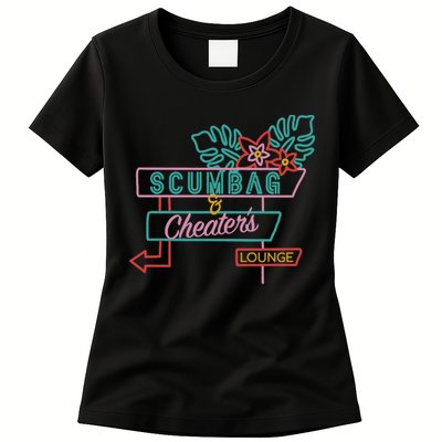 Scumbag And Cheaters Lounge Womens T-Shirt