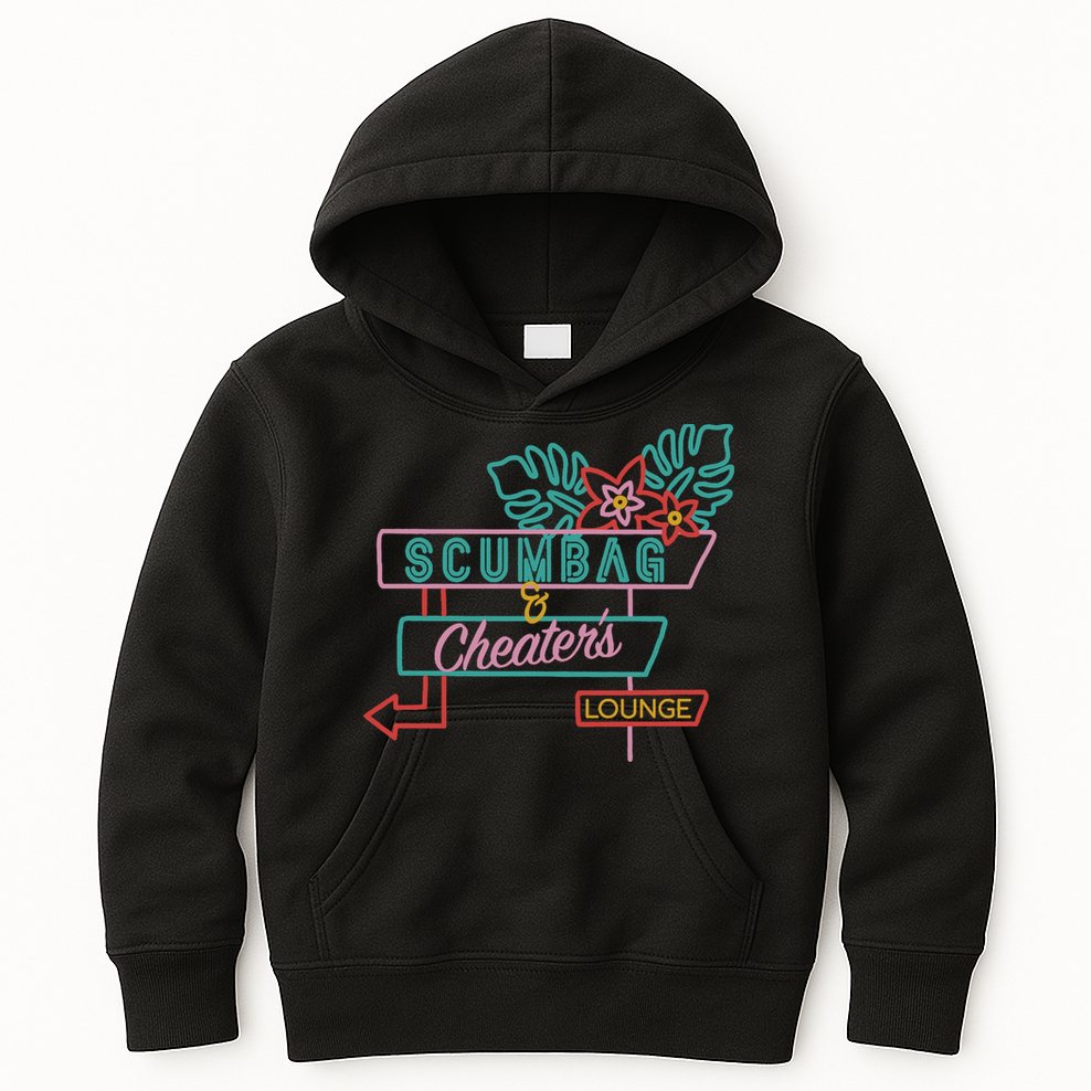 Scumbag And Cheaters Lounge Kids Hoodie