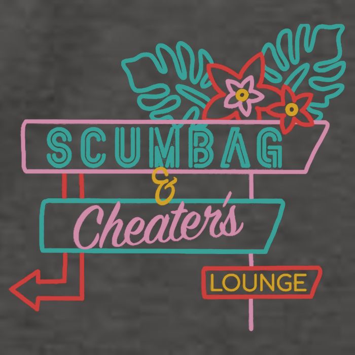 Scumbag And Cheaters Lounge Vector Backpack