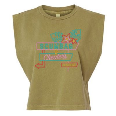 Scumbag And Cheaters Lounge Garment-Dyed Women's Muscle Tee