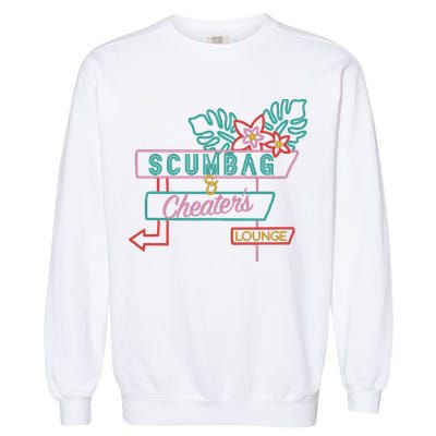 Scumbag And Cheaters Lounge Garment-Dyed Sweatshirt