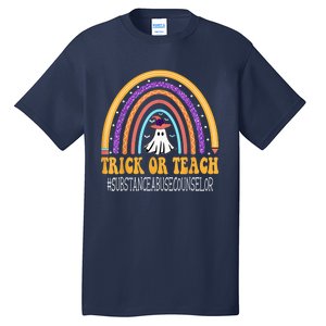 Substance Abuse Counselor Rainbow Trick or teach Halloween Tall T-Shirt