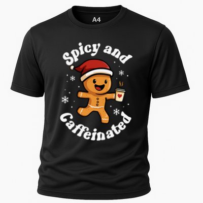Spicy And Caffeinated Coffee Women Gingerbread Christmas Performance Shirt
