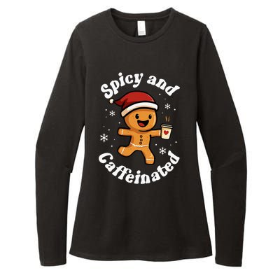 Spicy And Caffeinated Coffee Women Gingerbread Christmas Womens CVC Long Sleeve Shirt