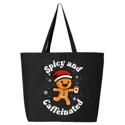 Spicy And Caffeinated Coffee Women Gingerbread Christmas 25L Jumbo Tote