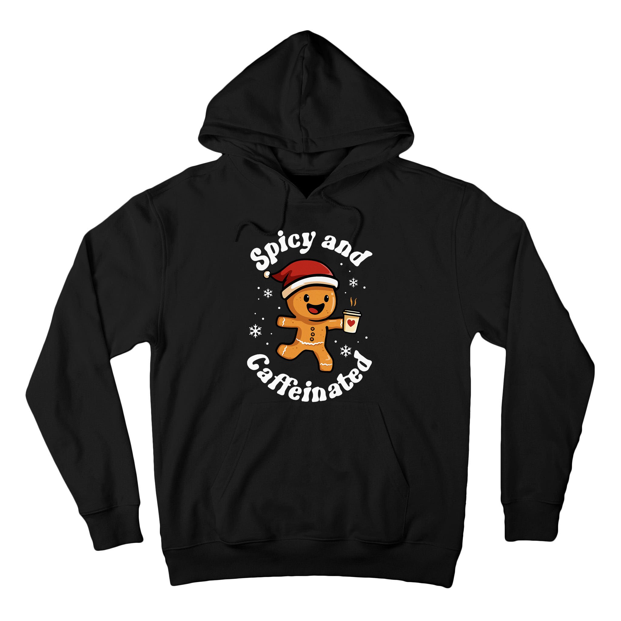 Spicy And Caffeinated Coffee Women Gingerbread Christmas Tall Hoodie