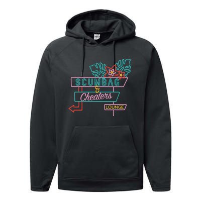 Scumbag And Cheaters Lounge Ariana Team Pump Rules Performance Fleece Hoodie