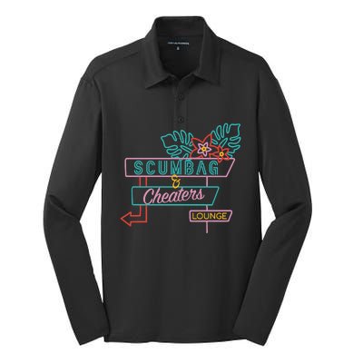 Scumbag And Cheaters Lounge Ariana Team Pump Rules Silk Touch Performance Long Sleeve Polo