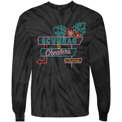 Scumbag And Cheaters Lounge Ariana Team Pump Rules Tie-Dye Long Sleeve Shirt