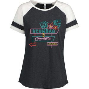 Scumbag And Cheaters Lounge Ariana Team Pump Rules Enza Ladies Jersey Colorblock Tee