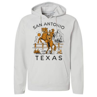 San Antonio Classic City Pride Design Performance Fleece Hoodie