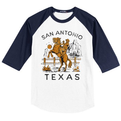 San Antonio Classic City Pride Design Baseball Sleeve Shirt