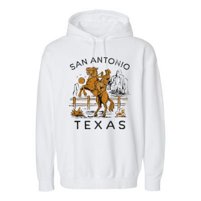 San Antonio Classic City Pride Design Garment-Dyed Fleece Hoodie